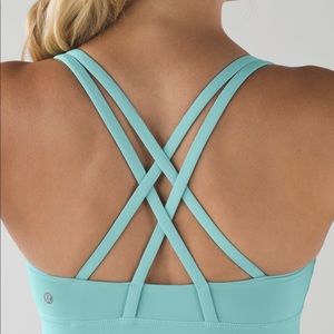LULULEMON TURQUOISE ENERGY BRA